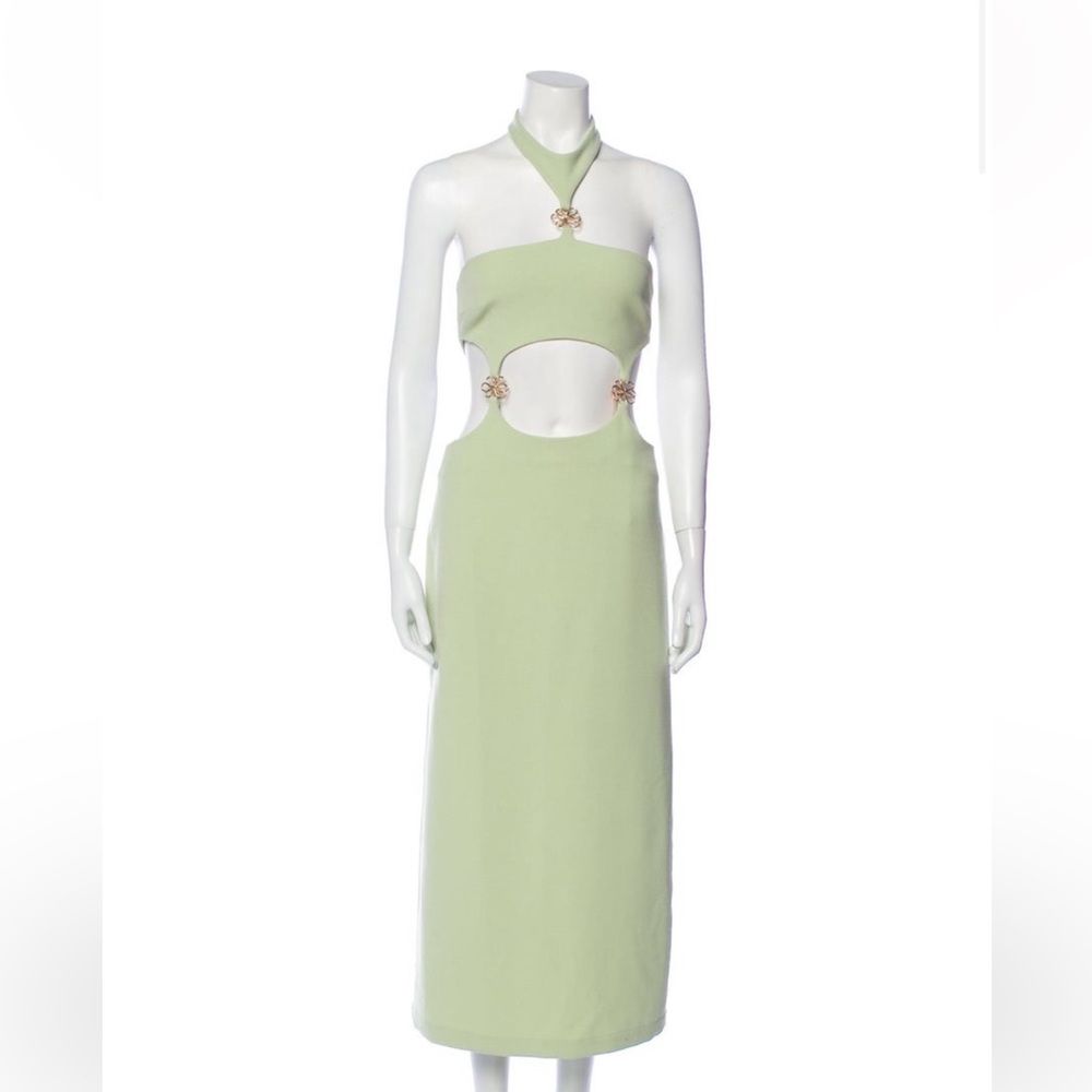 Cult Gaia halter neck midi dress